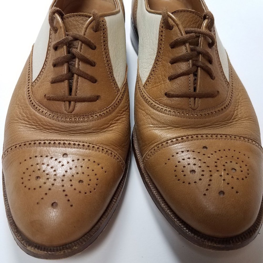Gary's International Oxfords Flats Sz 7.5 Brown - Picture 5 of 10